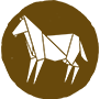 A brown horse symbol