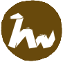 A brown snake symbol