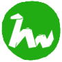 A green snake symbol