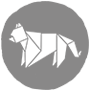 A grey tiger symbol