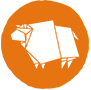 A orange ox symbol