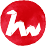 A red snake symbol A red snake symbol